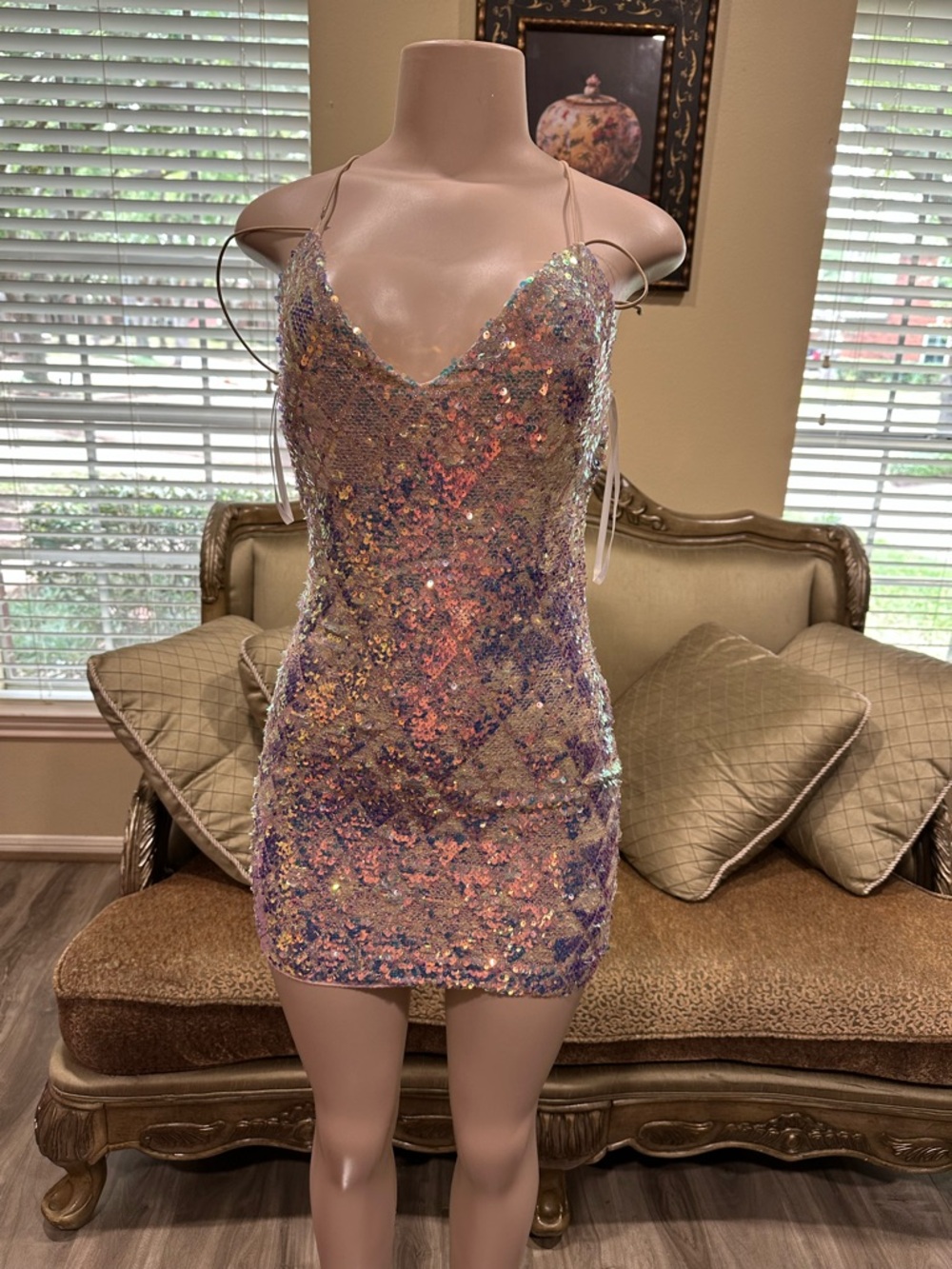 Windsor Iridescent Sequin Dress